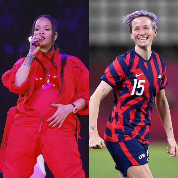 Rihanna and Megan Rapinoe