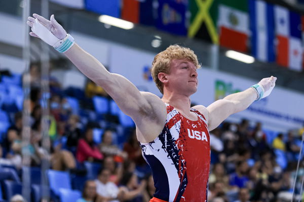 Riley Loos (USA). Photo courtesy of USA Gymnastics Ricardo Bufolin