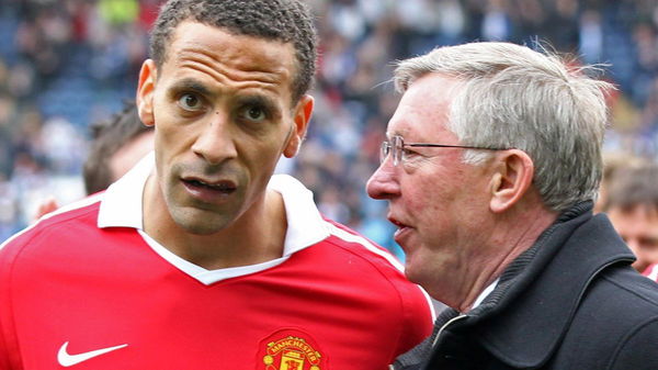 Rio Ferdinand and Sir Alex Ferguson