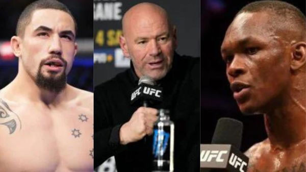 Robert Whittaker-Dana White-Israel Adesanya