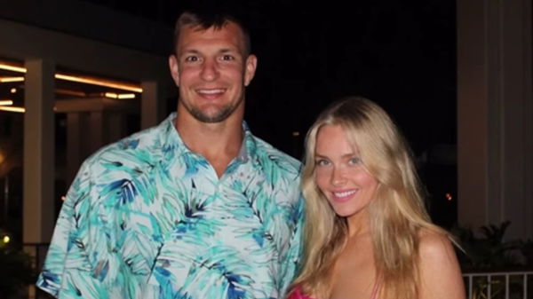 Rob Gronkowski and Camille Kosteko