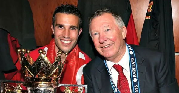 Robin van Persie and Alex Ferguson