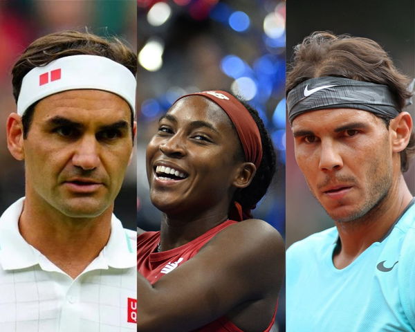 Roger Federer, Coco Gauff, Rafael Nadal