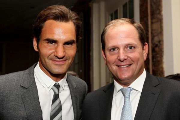 Roger Federer and Tony Godsick