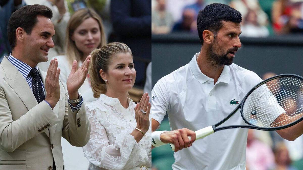 Roger Federer and Wife Mirka Leave 6-Year-Old Wimbledon Upset Behind to  Cheer for Novak Djokovic - EssentiallySports