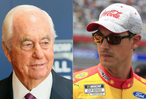 Roger Penske and Joey Logano