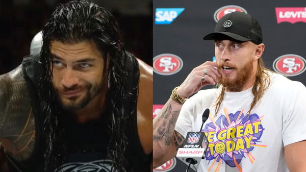 Roman Reigns and George Kittle