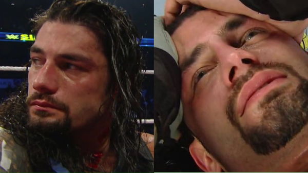 Roman reigns distressed and hurt