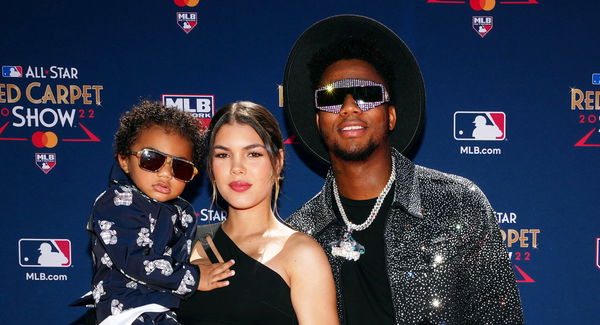 Ronald Acuna Jr. with wife Maria Laborde