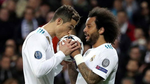 Christiano Ronaldo and Marcelo