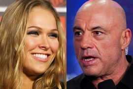 Ronda Rousey and Joe Rogan