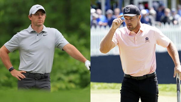 Rory McIlroy Bryson DeChambeau Collage