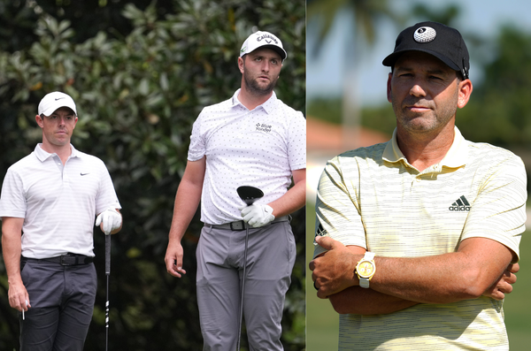 Rory McIlroy, Jon Rahm, Sergio Garcia