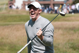 Rory McIlroy Laughing
