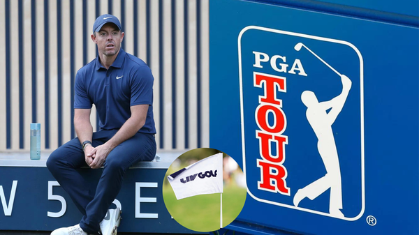 Rory McIlroy PGA Tour LIV Golf Collage