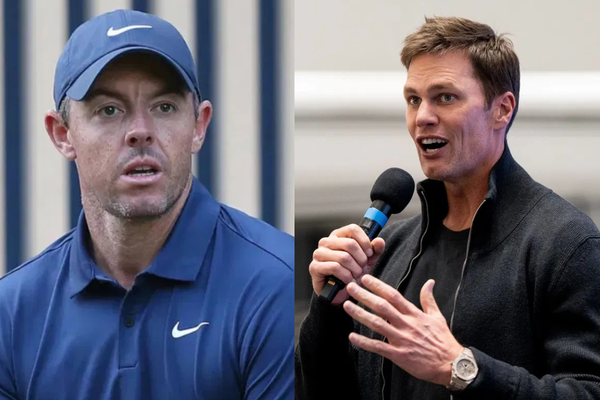 Rory McIlroy Tom Brady Collage