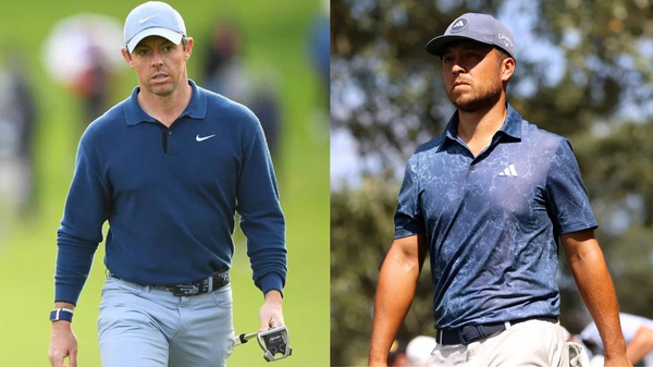 Rory McIlroy Xander Schauffele Collage