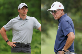Rory McIlroy and Phil Mickelson