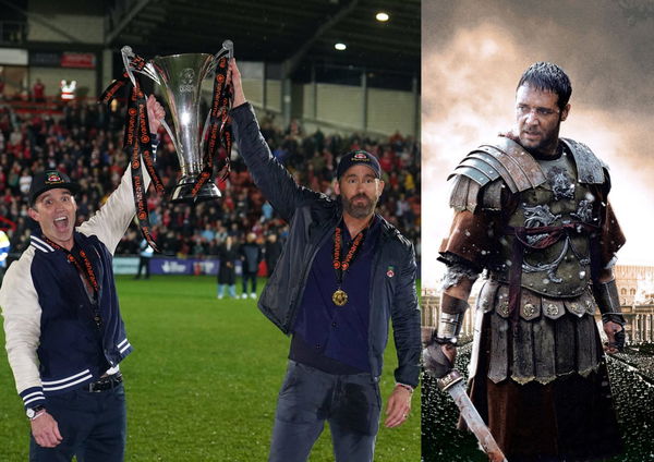 Russell Crowe Ryan Reynolds Wrexham