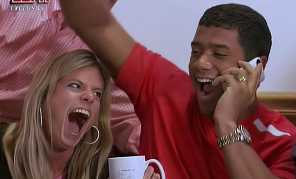 Russell Wilson and Ashton Meem