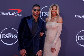 Russell Wilson & Ciara via Imago