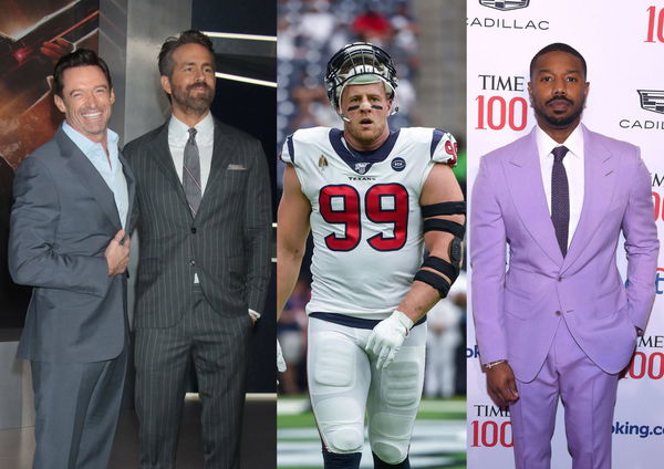 Ryan Reynolds Hugh Jackman Michael B Jordan and JJ Watt