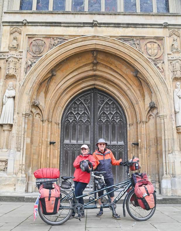 Norwich Duo’s 52 Cathedral Odyssey on Their Cycle Creates Records