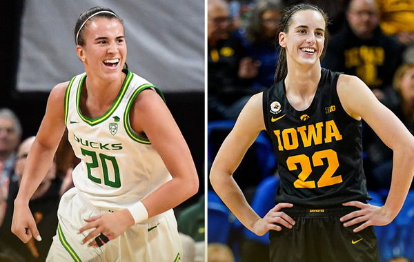 Sabrina Ionescu and Caitlin Clark