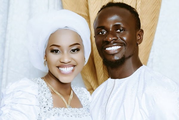 Sadio Mane and Aisha Tamba