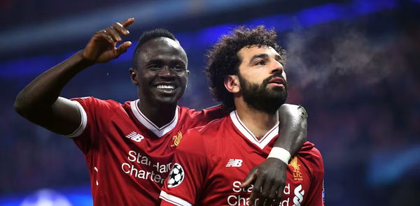 Sadio Mane and Mohamed Salah