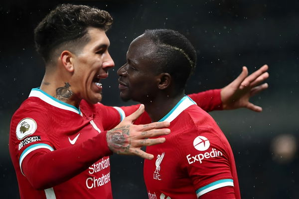 Sadio Mane and Roberto Firmino