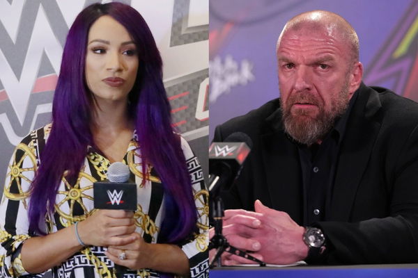 Sasha Banks Neutral Triple H sad