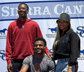 Savannah James, with the boys