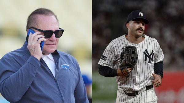 Scott Boras and Trent Grisham
