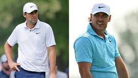 Scottie Scheffler Brooks Koepka Collage