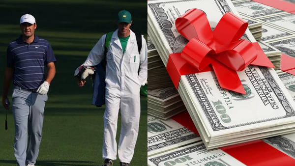 Scottie Scheffler Caddie Ted Scott Money Collage