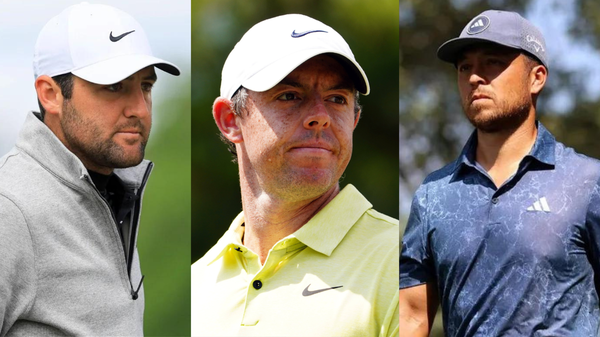 Scottie Scheffler Rory McIlroy Xander Schauffele Collage