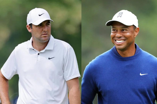 Scottie Scheffler &#038; Tiger Woods Collage