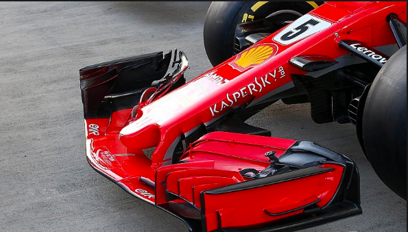 new frontwing for Ferrari