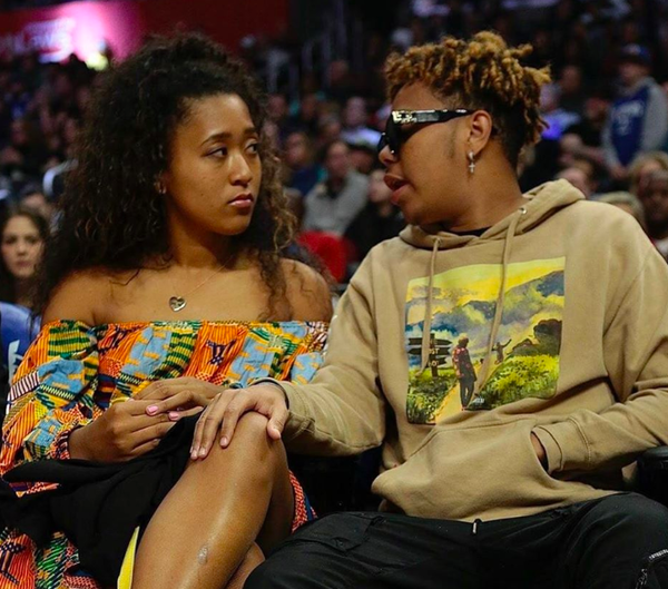 Naomi Osaka Wears Sheer Pants to Clippers Game With Cordae