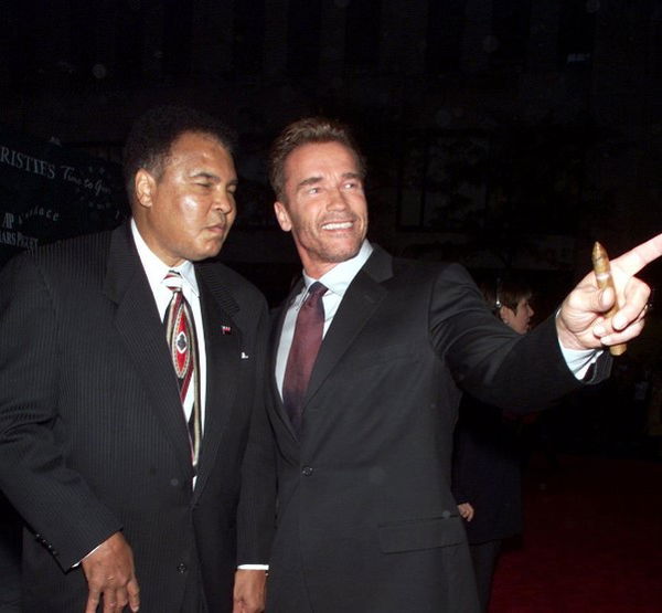 muhammad ali and arnold schwarzenegger