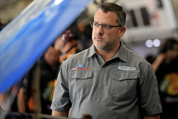 Angry Tony Stewart