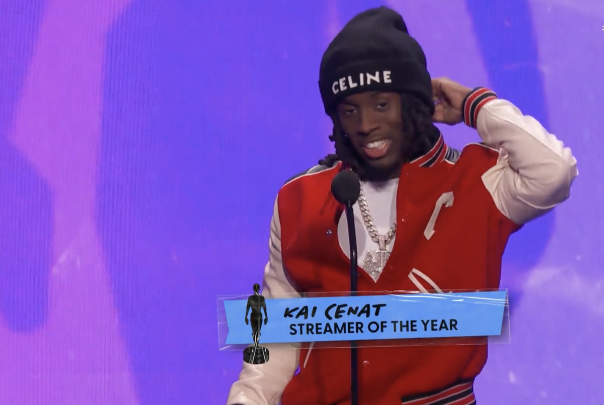 Twitch star Kai Cenat wins Streamer of the Year at The Streamer Awards 2023