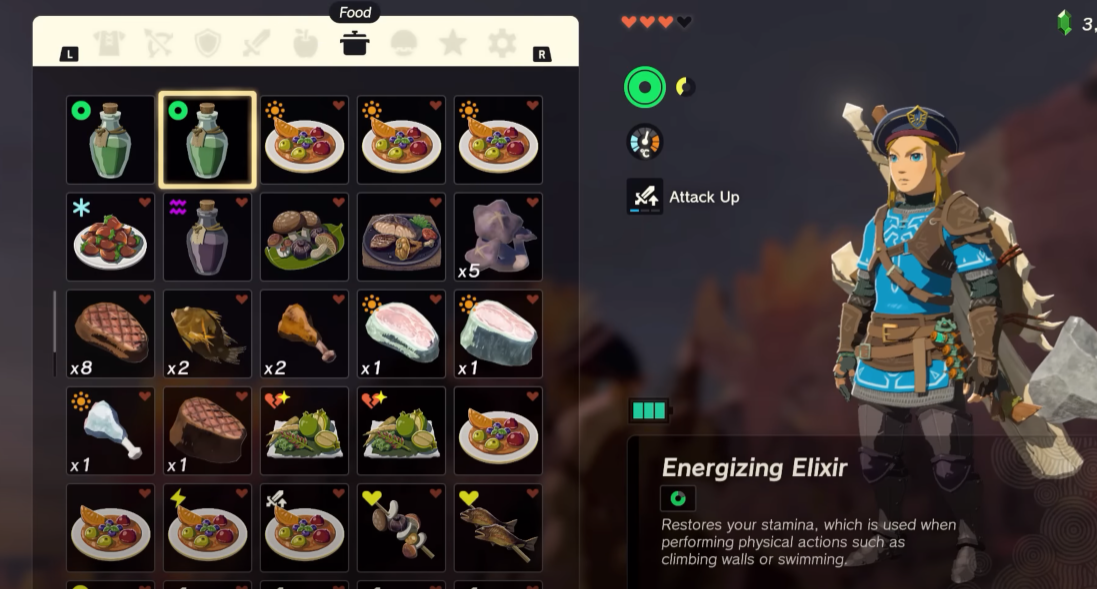 Zelda: Tears of The Kingdom: Best Recipes To Cook With Early-Game