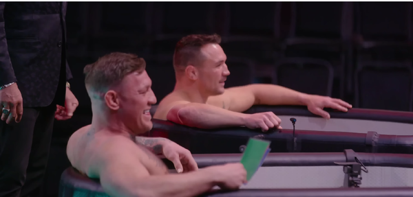 VIDEO: UFC Megastar Conor McGregor Shoves Michael Chandler On Set