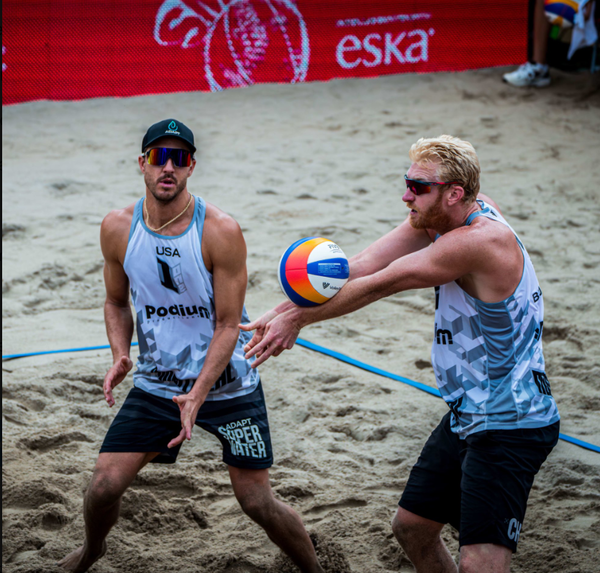 USA&#8217;s beach volleyball team