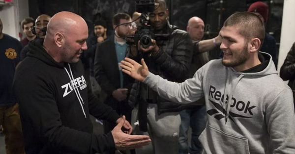 Dana White and Khabib Nurmagomedov