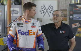 Denny Hamlin and Dennis Hamlin