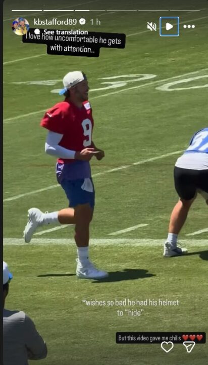 Kelly Stafford, Matthew Stafford