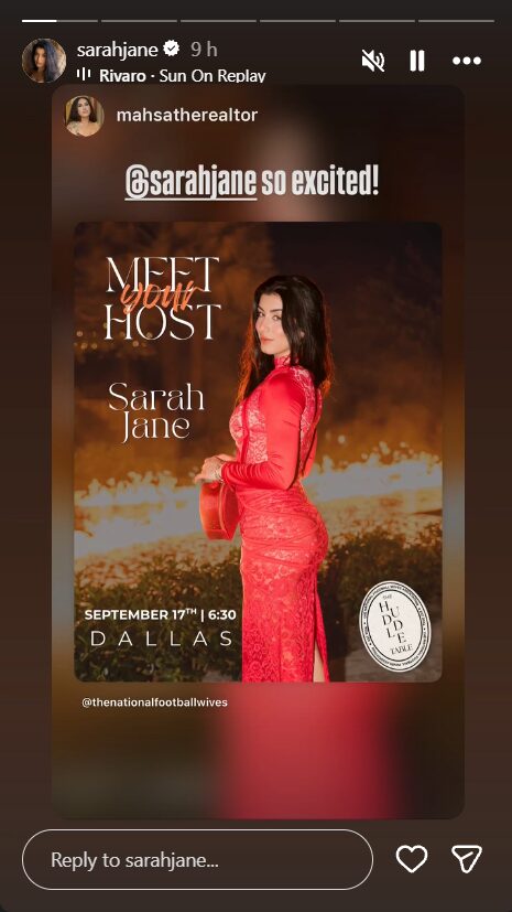 Credit: Instagram/ Sarah Jane Ramos